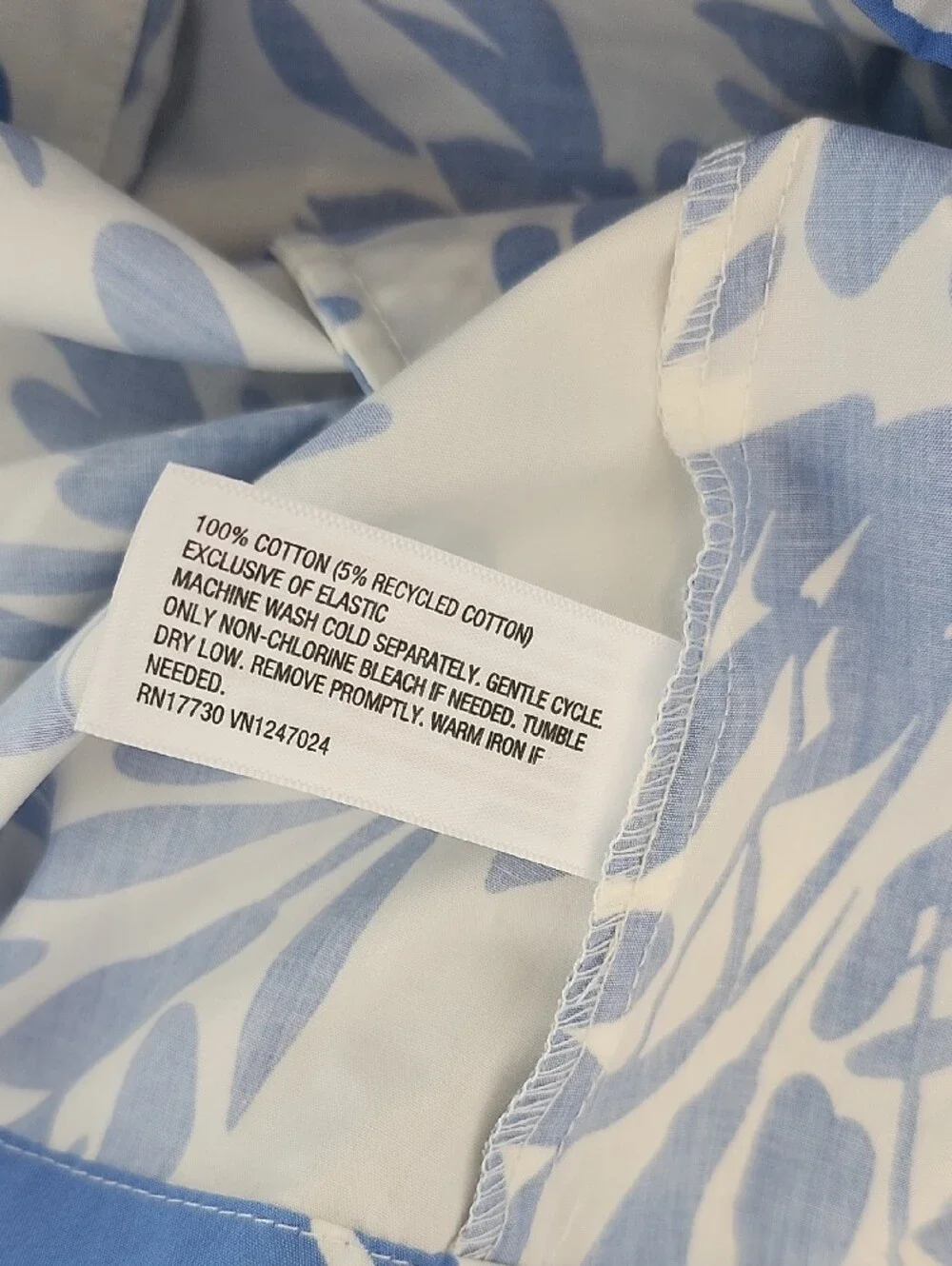 A New Day Blue Floral Sundress, Xs